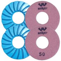 Kit 2 Lixas Superflex Diamantada Para Nivelamento De Piso