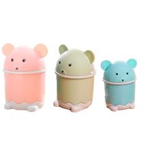 Kit 2 Lixeira Fofa 2,3L Animais Para Banheiro Quarto Escrivaninha Pia Cozinha Organização Maquiagem Kit 2 Lixeira Fofa 2,3L Animais Para Banheiro Quarto Escrivaninha Pia Cozinha Organização Maquiagem