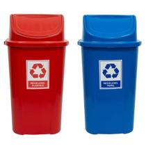 Kit 2 Lixeiras 60L S/ Suporte Kit 2 Lixeiras 60L S/ Suporte