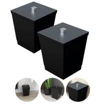 Kit 2 Lixeiras 6,5L para Banheiro Cozinha Premium