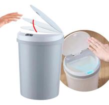 Kit 2 Lixeiras Inteligentes 12 Litros Sensor Toque Vibração
