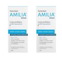 Kit 2 Loção Calmante Reparadora Prebiotica Amilia Repair 60g