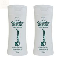 Kit 2 Loção Castanha-Da-India Com Extrato De Mentruz P/ Varizes e Dores Nas Pernas 130ml Lucy's