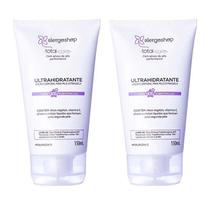 KIT 2 Loção Corporal Ultrahidratante Total Care Alergoshop 150ml