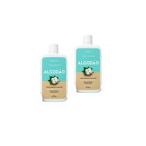 Kit 2 Loção Hidratante Algodão 475ml Hidrata Pele Ressecada Tipo: Algodão