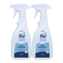 Kit 2 Loção Higienizante para Pés e Mãos a Seco Higi Mag Podologia Nobrevie 500ml