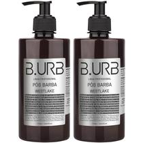 Kit 2 Loção Pós Barba Westlake 500mL Profissional Bancada Barbearia Barba Urbana B.URB