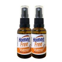 Kit 2 Loção Reparadora de Unha e Pele Tratamento de Micose HomeoFree Spray Nobrevie 30ml