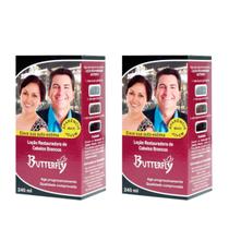 Kit 2 Loção Restauradora Cabelos Brancos 240Ml - Butterfly