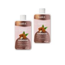 Kit 2 Loções Hidratantes Amêndoas 475ml Pele Ressecada Tipo: Amêndoas