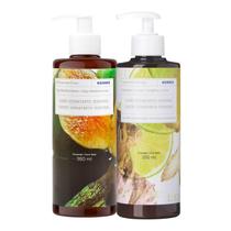 Kit 2 Loções Hidratantes Corporais Korres Figo Mediterrâneo e Gengibre e Limão