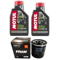 Kit 2 Lts Óleo Motul 5100 10w40+ Filtro Fram Vulcan 650 650s Kit 2 Lts Óleo Motul 5100 10w40+ Filtro Fram Vulcan 650 650s