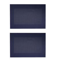 Kit 2 Lugar Americano Frame Decoração Multiuso Azul Kit 2 Lugar Americano Frame Decoração Multiuso Azul