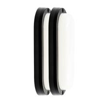 Kit 2 Luminária Arandela Preta Tartaruga Led 15w Sobrepor Branco Frio 6500k Kit 2 Luminária Arandela Preta Tartaruga Led 15w Sobrepor Branco Frio 6500k