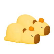 Kit 2 Luminária Capivara Abajur Noturna Lâmpada Led Kit 2 Luminária Capivara Abajur Noturna Lâmpada Led