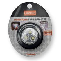 Kit 2 Luminária de Led Plástico Armário Guarda Roupas Pilha