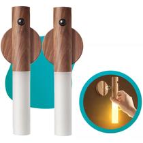 Kit 2 Luminária De Parede Cabeceira Cama Automática Decorativa Arandela Sem Fio - ABCompras