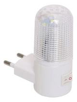 Kit 2 Luminária De Tomada Abajur Led Mini Luz Noturna Bivolt