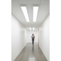 Kit 2 Luminária LED Tubular Slim 120cm 40W Branco Frio