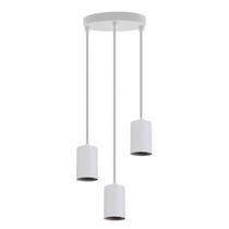 Kit 2 Luminária Pendente Copinho Triplo Com Fiação 110/220v Soquete E27