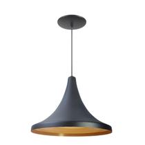 Kit 2 Luminária Pendente Tailandesa Com Interior Cobre Com Fiação 110/220v