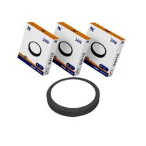 Kit 2 Luminária Plafon 24w Sobrepor Led Preto Any Branco Frio Quente Neutro 6500k 4000k 3000k