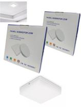 Kit 2 Luminária Plafon Led Borda Infinita 25W Sobrepor Quadra Bvolt Neutro 17cmx17cm Ilumimax Kit 2 Luminária Plafon Led Borda Infinita 25W Sobrepor Quadra Bvolt Neutro 17cmx17cm Ilumimax