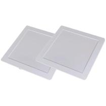 Kit 2 Luminária Plafon Led Quadrado Embutir 18W 3000K - Noll