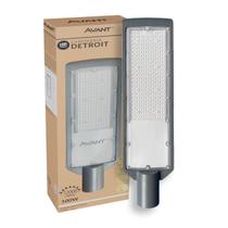 Kit 2 Luminaria Publica Poste 100w Branco Frio 6500K IP66 Bivolt