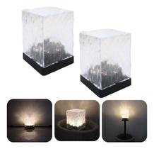 Kit 2 Luminária Solar Espeto De Jardim Modelo Água Decoração de Natal Kit 2 Luminária Solar Espeto De Jardim Modelo Água Decoração de Natal