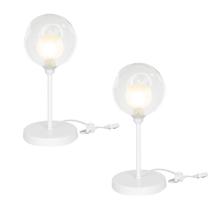 Kit 2 Luminárias de mesa abajur Harmony Branco