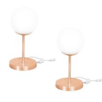 Kit 2 Luminárias de mesa abajur Orby Cobre Kit 2 Luminárias de mesa abajur Orby Cobre