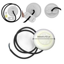 Kit 2 Luminárias Led 12V Piscina Rgb 9W Controladora Módulo