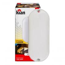 Kit 2 Luminárias Led Tartaruga Oval 12w Branca Morna 3000k Kit 2 Luminárias Led Tartaruga Oval 12w Branca Morna 3000k