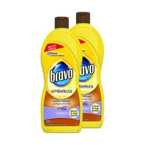 Kit 2 Lustra-Móveis Bravo Brilho Prático Lavanda 500ml