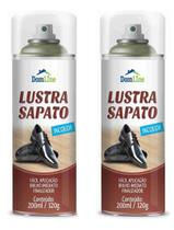 kit 2 Lustra Sapato Incolor Domline Spray 200ml