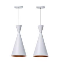 Kit 2 Lustre Pendente Interno Mesa Jantar Balcão Canada E27 Decor Kit 2 Lustre Pendente Interno Mesa Jantar Balcão Canada E27 Decor