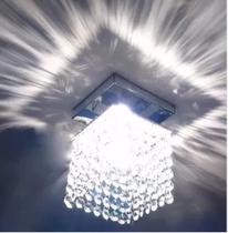 Kit 2 Lustre Plafon Teto Cristais Legitimos Ambientes pequenos