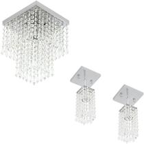 Kit 2 Lustres Clearcrillic Quadrado + Marrycrilic Oferta!!