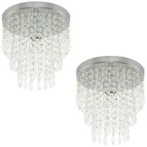 Kit 2 Lustres De Cristal Acrilico Manucrillic Maravilhoso! Kit 2 Lustres De Cristal Acrilico Manucrillic Maravilhoso!