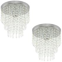 Kit 2 Lustres De Cristal Acrilico Manucrillic Maravilhoso!