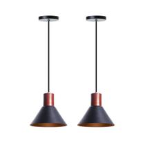 Kit 2 Lustres Pendente Costa Rica 17cm Mesa Balcão Gourmet Kit 2 Lustres Pendente Costa Rica 17cm Mesa Balcão Gourmet