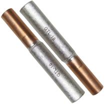 Kit 2 Luva de Emenda Bimetálica para Cabo Cobre 10mm e Alumínio de 16mm Kit 2 Luva de Emenda Bimetálica para Cabo Cobre 10mm e Alumínio de 16mm