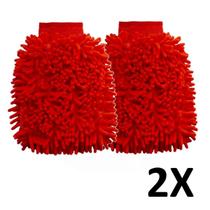 Kit 2 Luva Microfibra Multiuso Lavagem Carro Moto Automotiva Kit 2 Luva Microfibra Multiuso Lavagem Carro Moto Automotiva