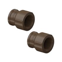 Kit 2 - Luva Mista Roscável soldável 3/4" Tigre