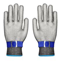 Kit 2 Luvas De Açougueiro Anti Corte Malha De Aço Inox Fios Kit 2 Luvas De Açougueiro Anti Corte Malha De Aço Inox Fios