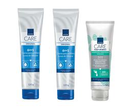 kit 2 Luvas de Silicone 120g+ Care Footworks Creme Desodorante para pés Extrassecos 80g Avon