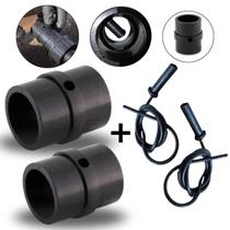 Kit 2 Luvas Porta Sensor TS Solar 40mm 50mm 2 Sensores ABS Vedação Resistencia