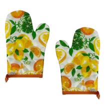 Kit 2 Luvas Térmicas Para Cozinha Forno Fogão Forrada Kit 2 Luvas Térmicas Para Cozinha Forno Fogão Forrada