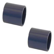 Kit 2 Luvas União Soldar Fêmea Pvc-u Pn-16 50mm Cepex